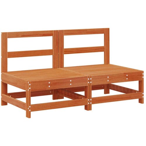  Set lounge namje&amp;scaron;taja za vrt 6 pcs Vosak Smeđa Masivna borovina - Vo&amp;scaron;tano smeđa Slike