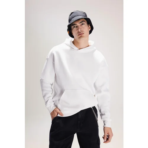 Defacto Oversize Fit Hooded Basic Sweatshirt