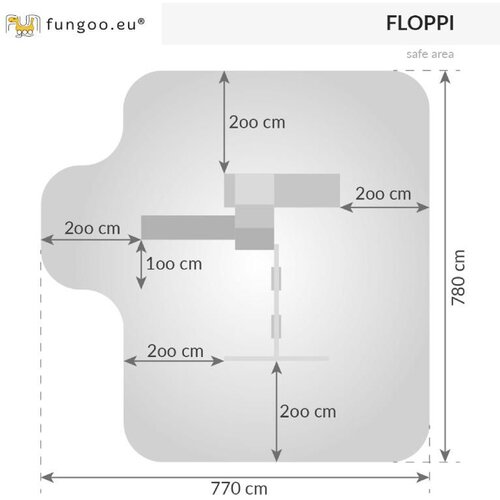 Fungoo set floppi kdi - drveno dečije igralište Cene