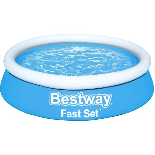 Bestway bazen na napuhavanje Fast Set okrugli 183 x 51 cm plavi Cijene