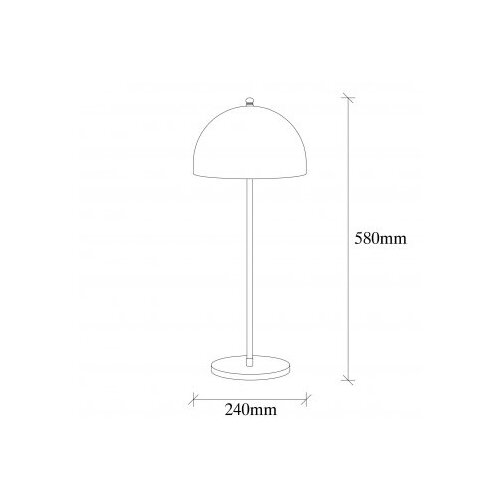 Opviq Can NT 134 Stona lampa, zlatna Slike