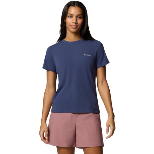 Columbia Majice s kratkimi rokavi Sun Trek W SS II Tee Modra Cene