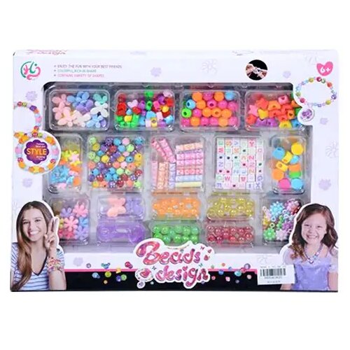 Magic Toys set za izdelavo nakita s pisanimi biseri in kockami s črkami Cene