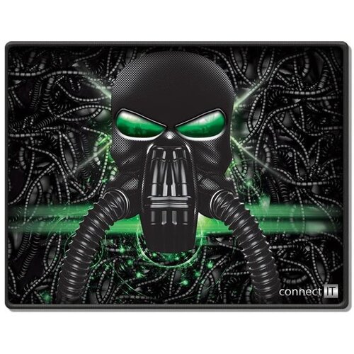 Connect IT CMP-1100-SM - Podloga za mi&scaron; 32x24,5 cm crna/zelena Cene