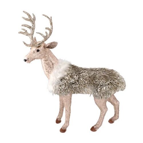 Festa Filo 10, novogodišnja dekoraciju, irvas, zlatna, 47cm Cene