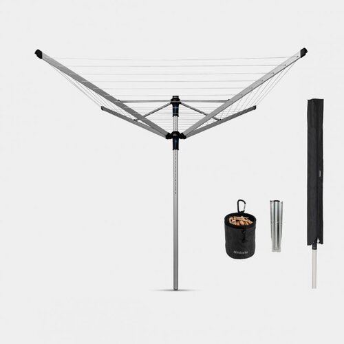 Brabantia zunanji sušilnik perila 50m ADVANCED Lift-O-Matic - karbon sivo Cene