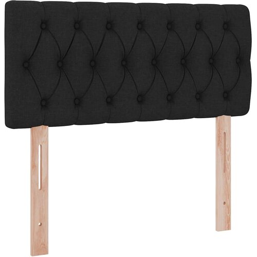  Krevet s madracem i skladi&amp;scaron;tem s uzglavljem Crna 100 x 200 cm Slike