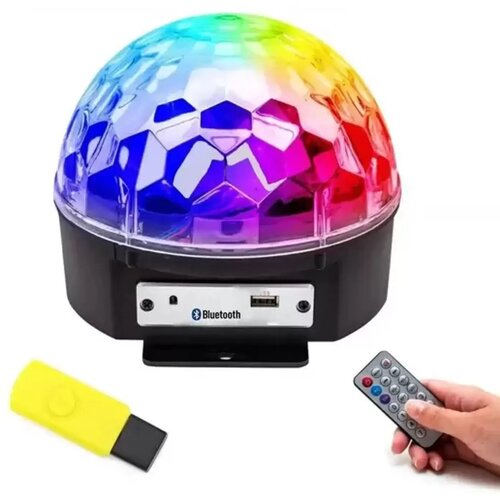  Disco led rgb projektor i MP3 bluetooth player + usb ključ i daljinski Slike