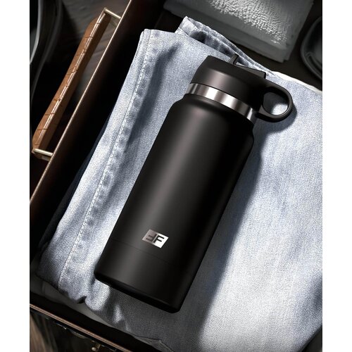 Pipedream PDX Plus Fap Flask Thrill Seeker Discreet Stroker Black Bottle Frosted Slike