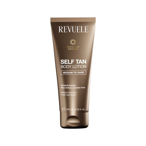 Revuele samoporjavitveni losjon za telo - Self Tan Body Lotion - Medium To Dark Cene