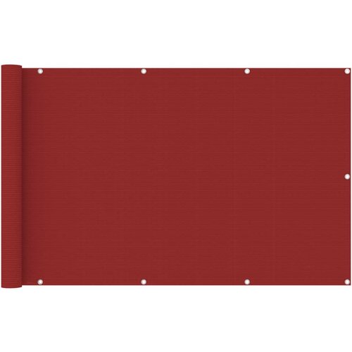 Furnova Balkonsko platno rdeče 120x600 cm HDPE, (21918862) Cene