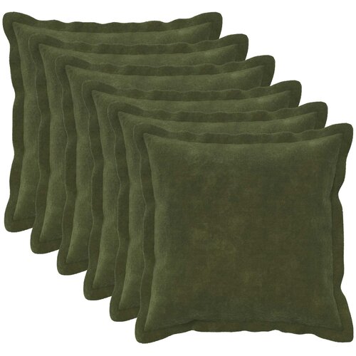  Presvlaka za jastuk 6 pcs HOUTEN Zelena 45 x 45 cm Slike