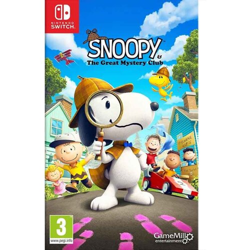 Gamemill Entertainment SWITCH Snoopy & The Great Mystery Club Cene