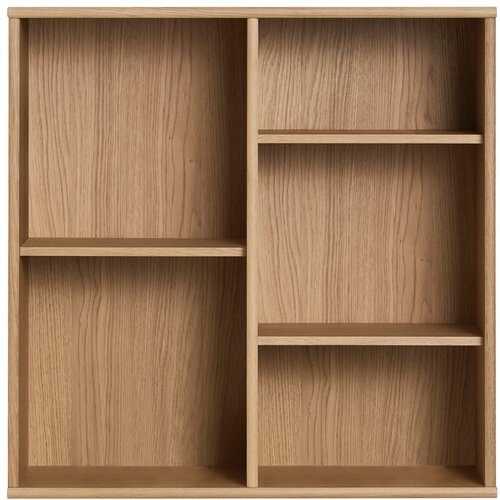 Hammel Furniture Stenski regal v hrastovem dekorju v naravni barvi 70x70 cm Mistral &amp;ndash; Slike