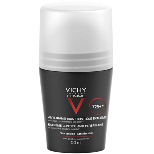 Vichy antiperspirant roll-on za zaštitu od znojenja do 72h, bez alkohola, ne ostavlja tragove, 50 ml Cene
