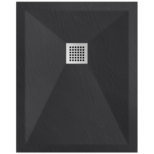 Astral stone tuš kada 100x80 - liveni mermer crna Cene