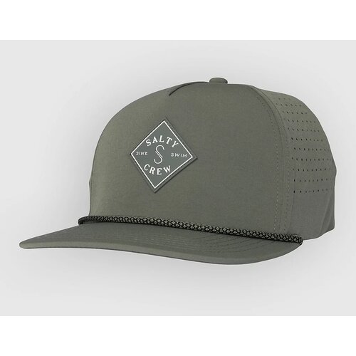 Salty Crew Long Range Snapback Kapa s &scaron;iltom washed green Cene