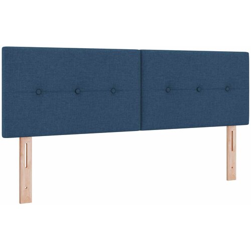  Boxspring krevet s madracem Plava 140 x 190 cm Tkanina Slike