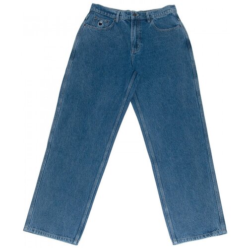Nonsense Hlače Pant bigfoot denim Modra Cene