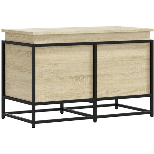 vidaXL &Scaron;katla s pokrovom sonoma hrast 80x40x51,5 cm inženirski les, (22054788) Cene