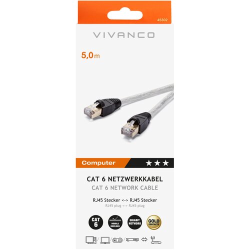 Vivanco CCN6506 UTP CAT6 5M KABEL Slike