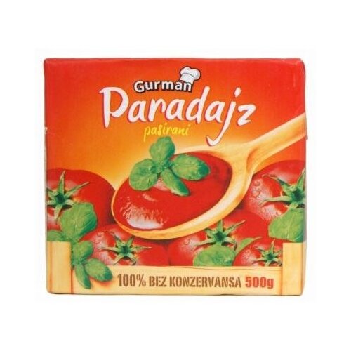 Gurman paradajz pasirani 500g tetrapak Slike