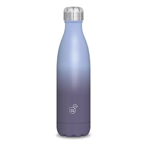Ars Una Kovinski bidon z dvojno steno bele barve 500ml svetlo modre-vijolične barve Cene