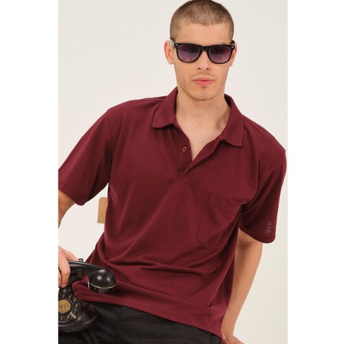 Dewberry T0063 MEN'S T-SHIRT-BURGUNDY Cijene
