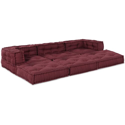  Modularna sofa 3 pcs Bordo Tkanina Cene