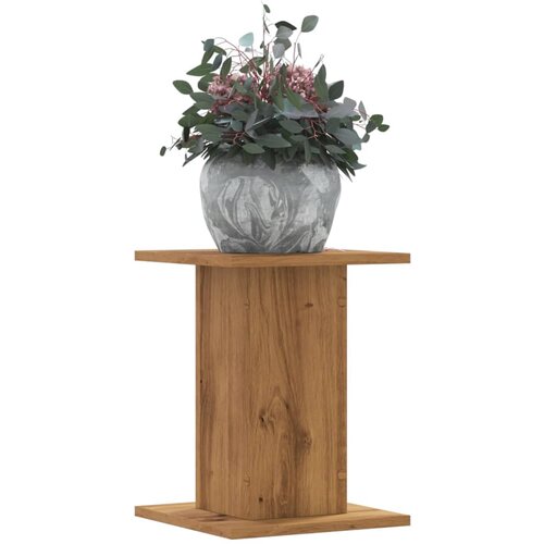 VidaXL Stojalo za rastline 2 kosa artisan hrast 30x30x40 cm inž. les Slike