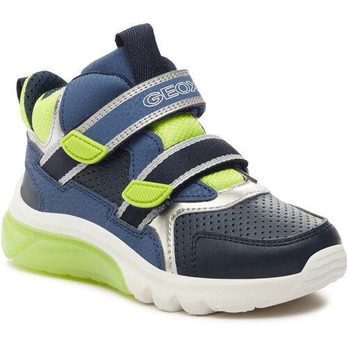 Geox Superge J Ciberdron Boy J36LBA 0BUCE C0749 S Navy/Lime Cene