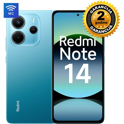 XIAOMI REDMI NOTE 14 8+256GB NFC 4G OCEAN BLUE EU Cijene