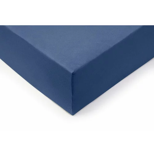  Pamučna plahta s gumicom Lyon - plava 90x200 cm