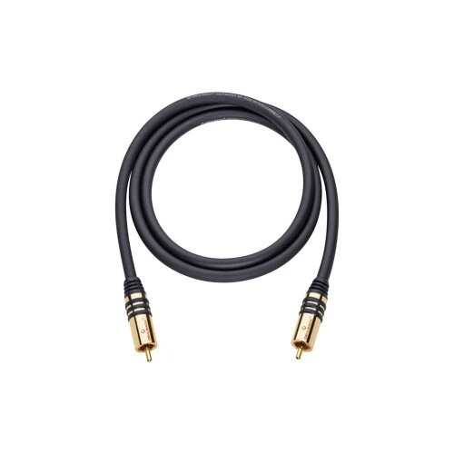  Cinch audio priključni kabel [1x mu&scaron;ki cinch konektor - 1x mu&scaron;ki cinch konektor] 1.00 m crna pozlaćeni kontakti Oehlbach Cijene
