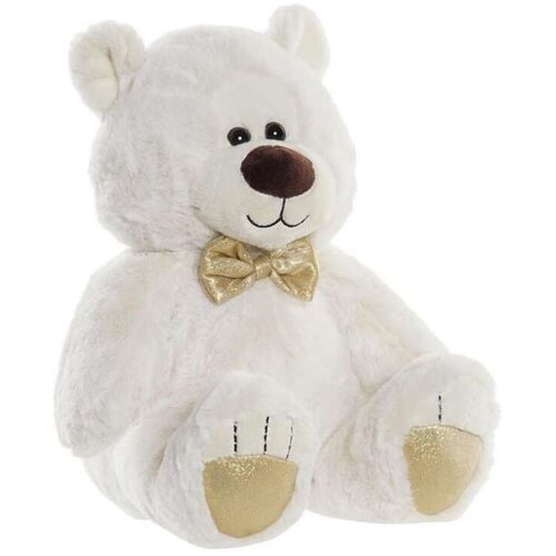 Plišani Medo DKD Home Decor Mašna Bijela zlatan Metal Children's Medvjedi 30 x 40 cm 30 x 30 x 36 cm Cijene