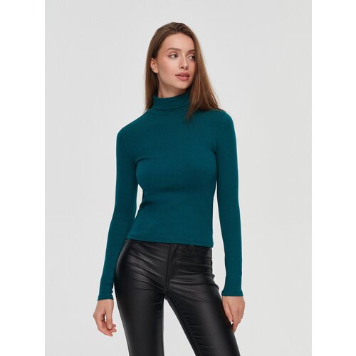 House - Bluza s visokim ovratnikom - Plava Slike
