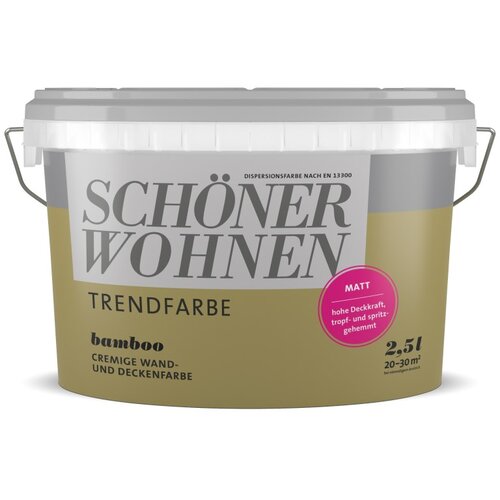 SCH&amp;Ouml;NER WOHNEN unutarnja disperzijska boja Trend (Bambus, 2,5 l) Slike