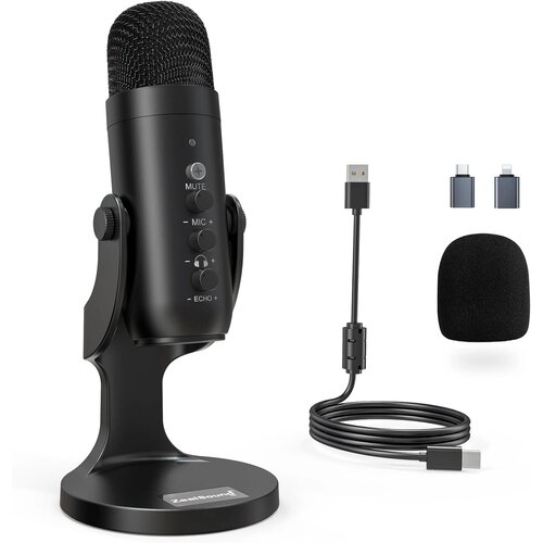 ZEALSOUND USB-C kondenzatorski mikrofon Cene