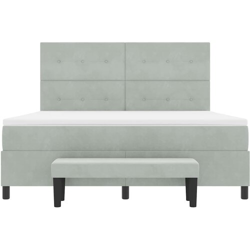 s opruga kutije Svijetlo siva 200 x 180 cm Bar&amp;scaron;un Slike