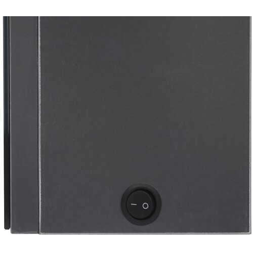  LED kupaonski ormarić s ogledalom sivi 62 x 14 x 60 cm Slike