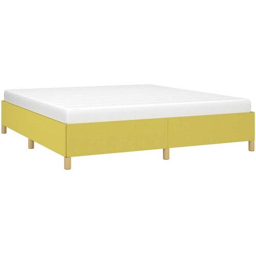  Okvir za krevet s oprugom zeleni 180 x 200 cm od tkanine Slike