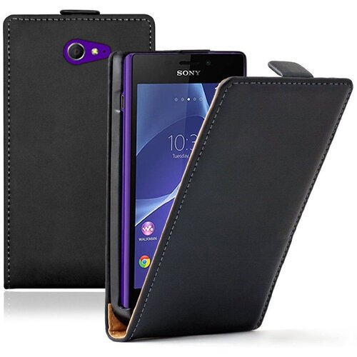  Preklopni etui / ovitek / za&amp;scaron;čita za Sony Xperia M2 - črni Slike