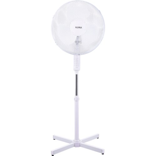Floria Stoječi ventilator, premer 40 cm, 40 W, bel - ZLN1180 Slike