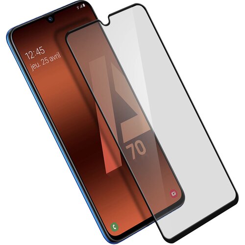 AVIZAR Zašcita zaslona iz kaljenega stekla 9H od roba do roba, odporna proti praskam in udarcem - prozorno crn obris str. Samsung Galaxy A70, (20607055) Cene