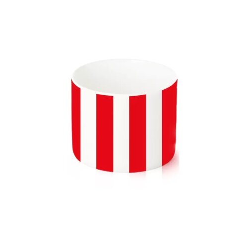 PPD Papperproducts Design Stripes - Činija - Stripes, Red, small, 7 cm Cene