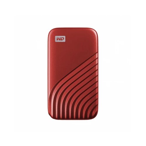 Western Digital 500GB My Passport SSD - Portable SSD, up to 1050MB/s Read and 1000MB/s Write Speeds, USB 3.2 Gen 2 - Red 67725 Cene