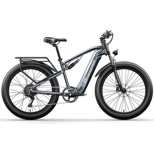 Shengmilo Električno kolo za odrasle, 48 V 17 Ah Fat Tire Ebike motor Bafang 1000 W 45 km/h električna kolesa 7 prestav, električno gorsko kolo, (21208341)
