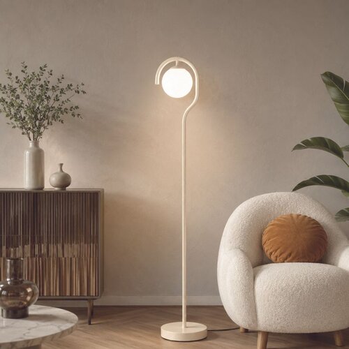 Opviq podna lampa GEDIK-20447-D, 1 × E27, bež Cene