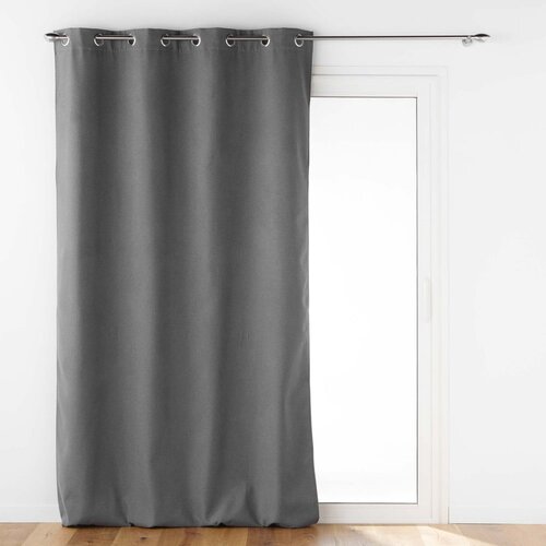 Douceur d intérieur Antracitno siva zavjesa sa zvučnom izolacijom 140x260 cm Jupiter – Cijene