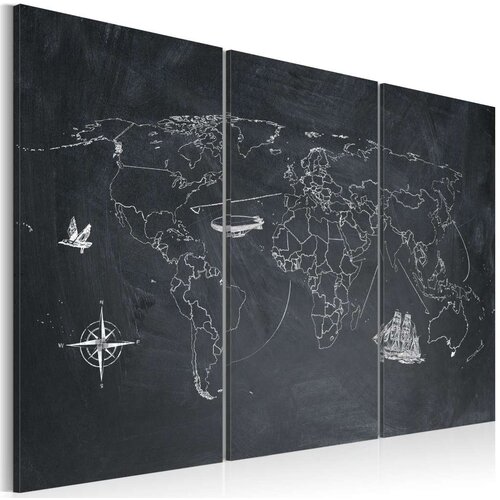  Slika - Trip around the World - triptych 120x80 Slike
